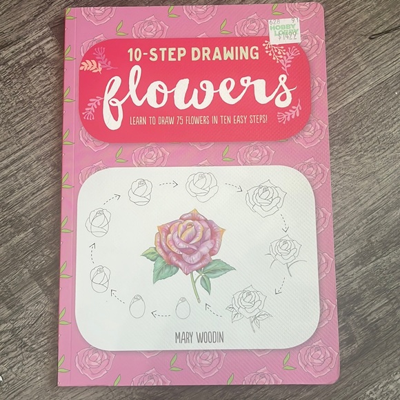 10 Step Drawing Flowers Book - Picture 1 of 4